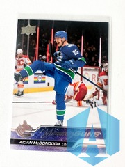 2023-24 Upper Deck Series 1 Young Guns #232 Aidan McDonough Vancouver Canucks